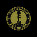 Love the Warrior - Hate the War Sticker
