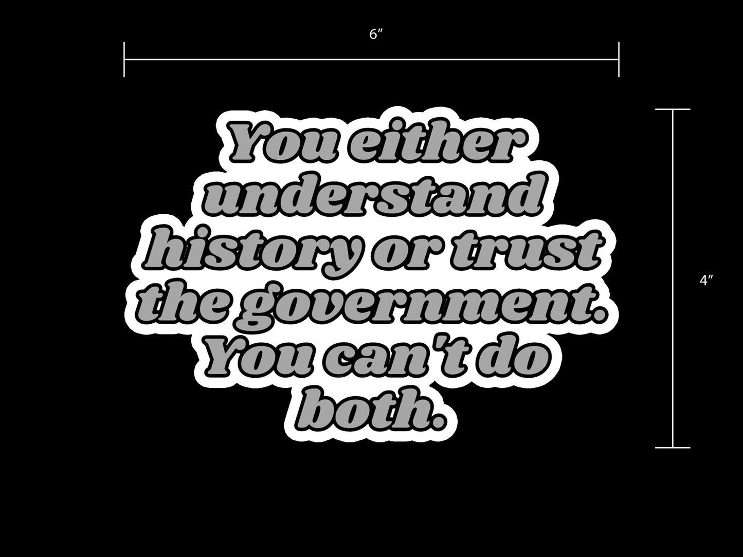 Understand History Bumper Sticker